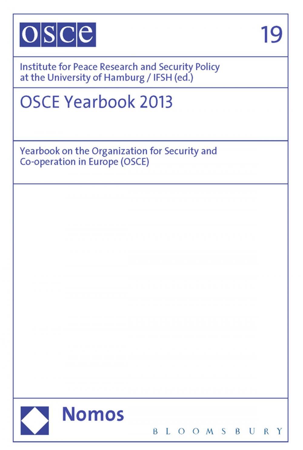 Big bigCover of OSCE Yearbook 2013