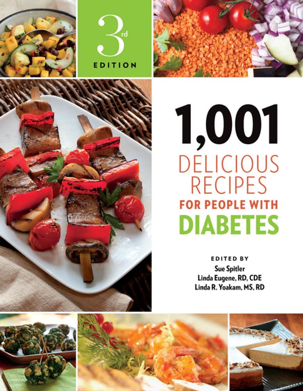 Big bigCover of 1,001 Delicious Recipes for People with Diabetes