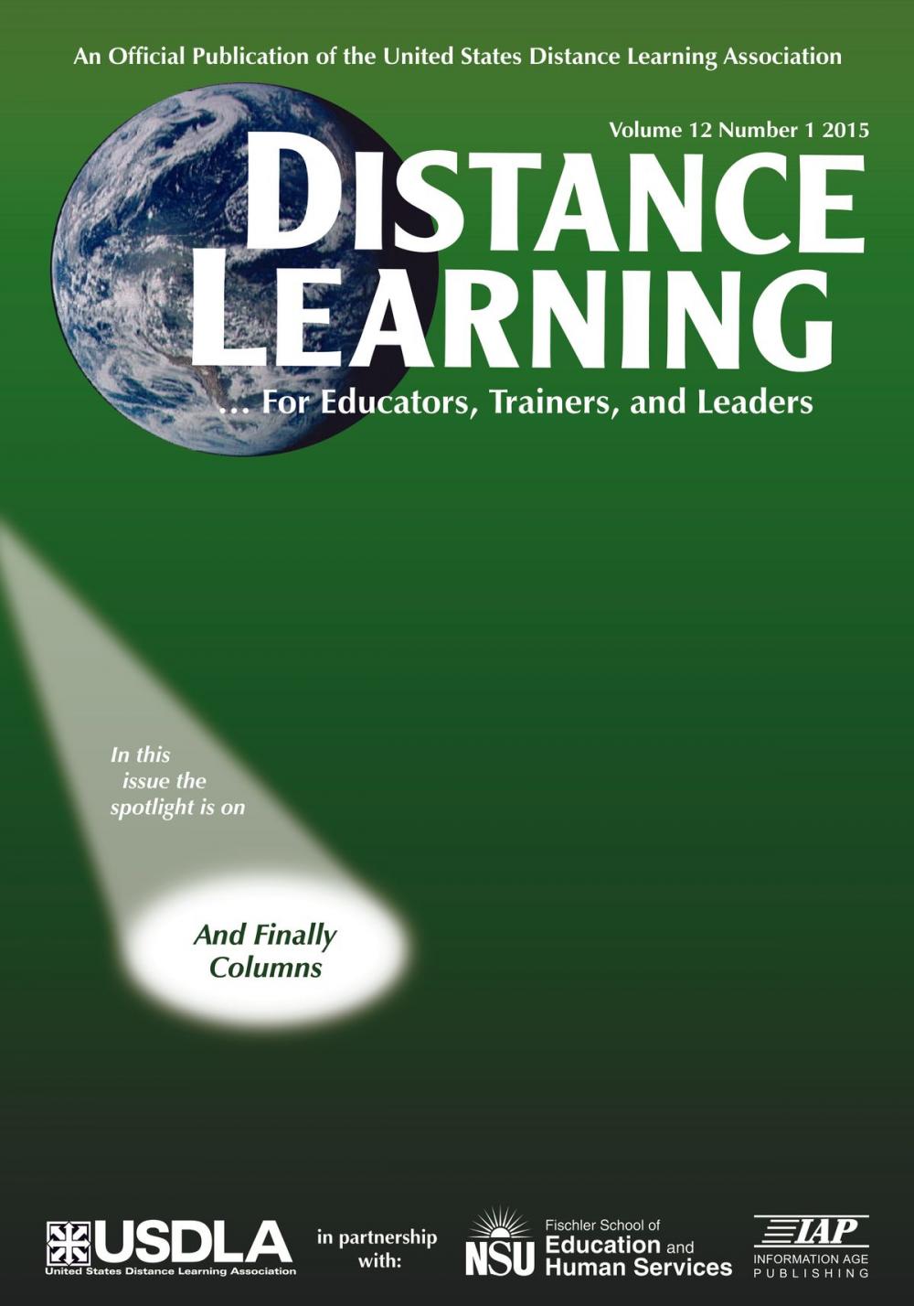 Big bigCover of Distance Learning Issue