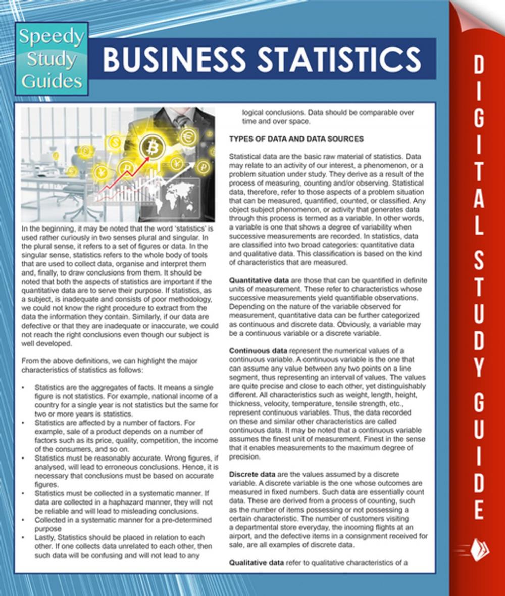 Big bigCover of Business Statistics (Speedy Study Guides)