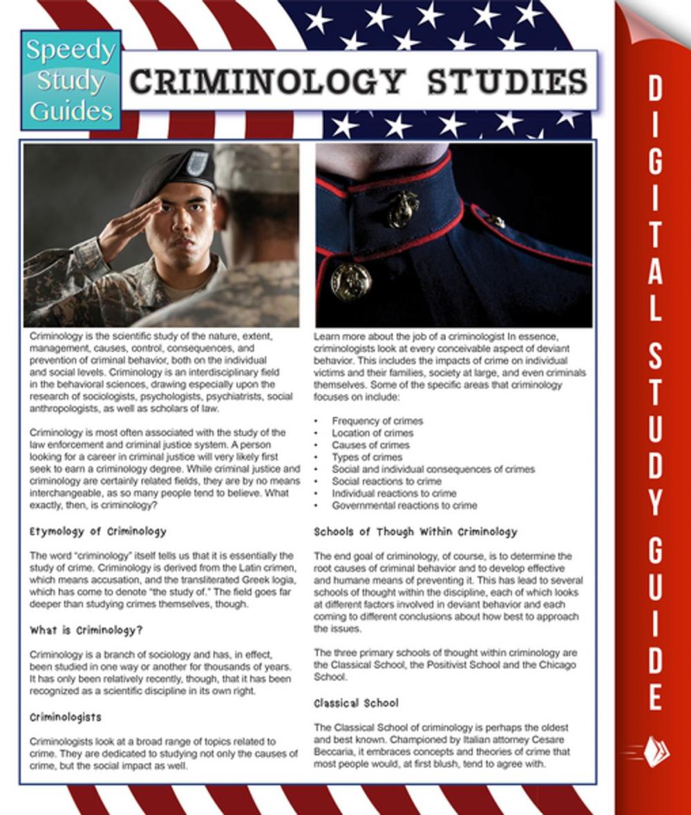 Big bigCover of Criminology Studies (Speedy Study Guides)