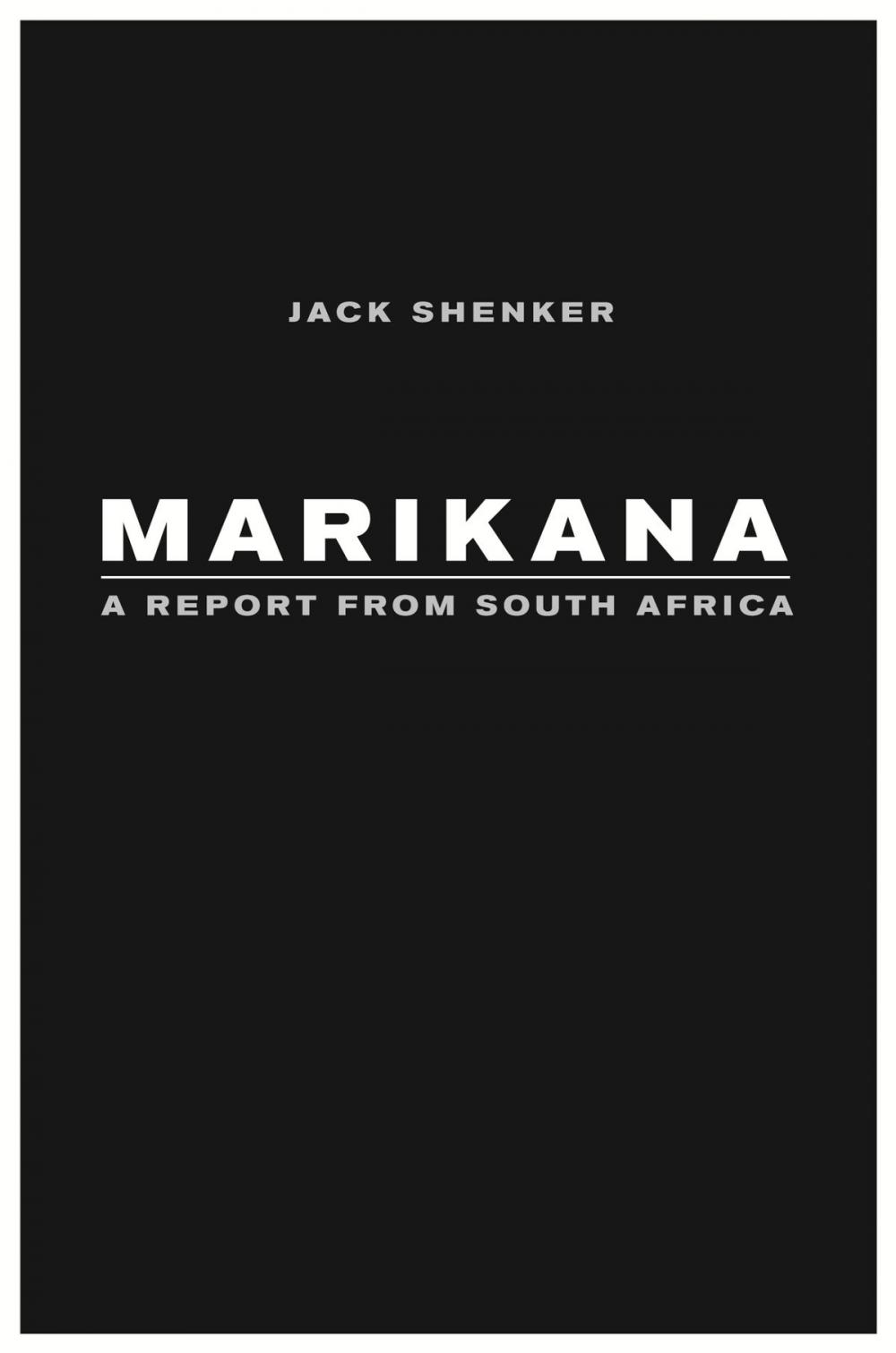 Big bigCover of Marikana