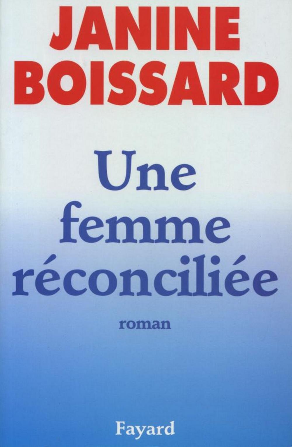 Big bigCover of Une femme réconciliée