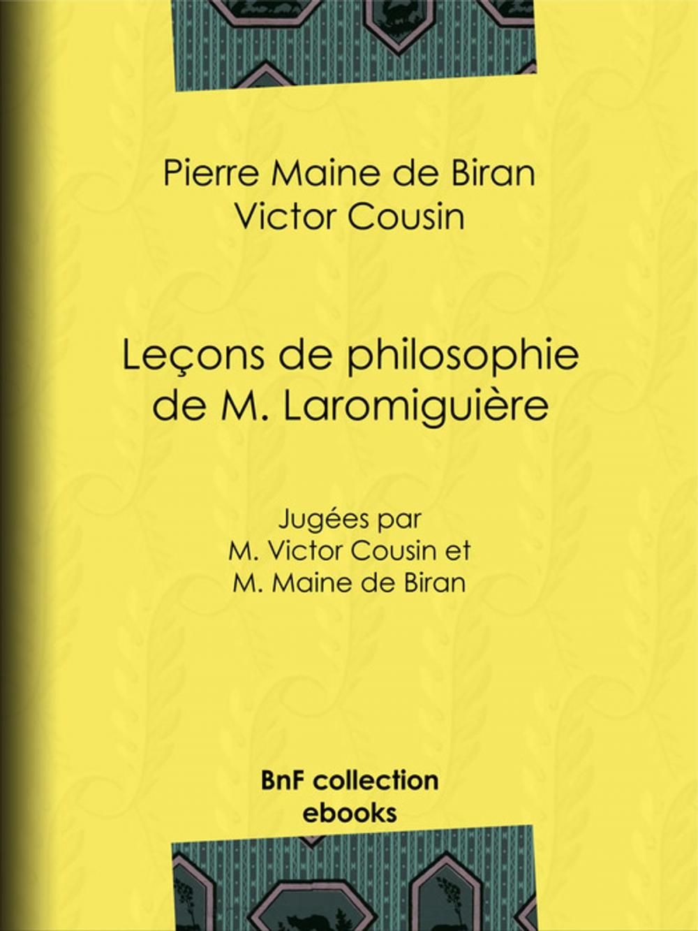 Big bigCover of Leçons de philosophie de M. Laromiguière