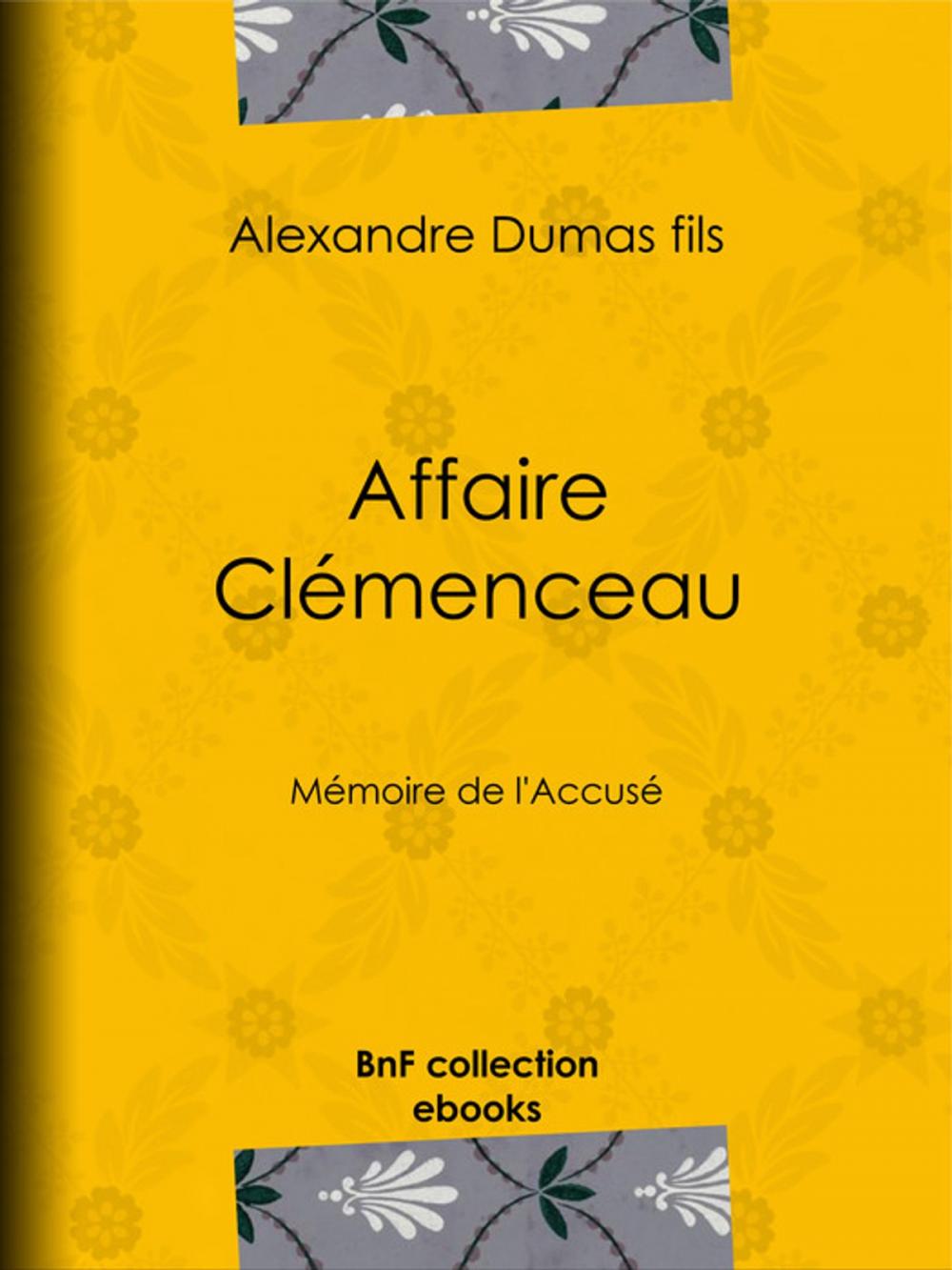 Big bigCover of Affaire Clémenceau