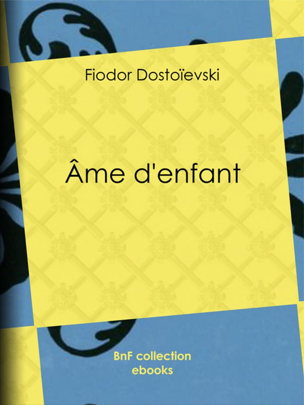 Big bigCover of Âme d'enfant