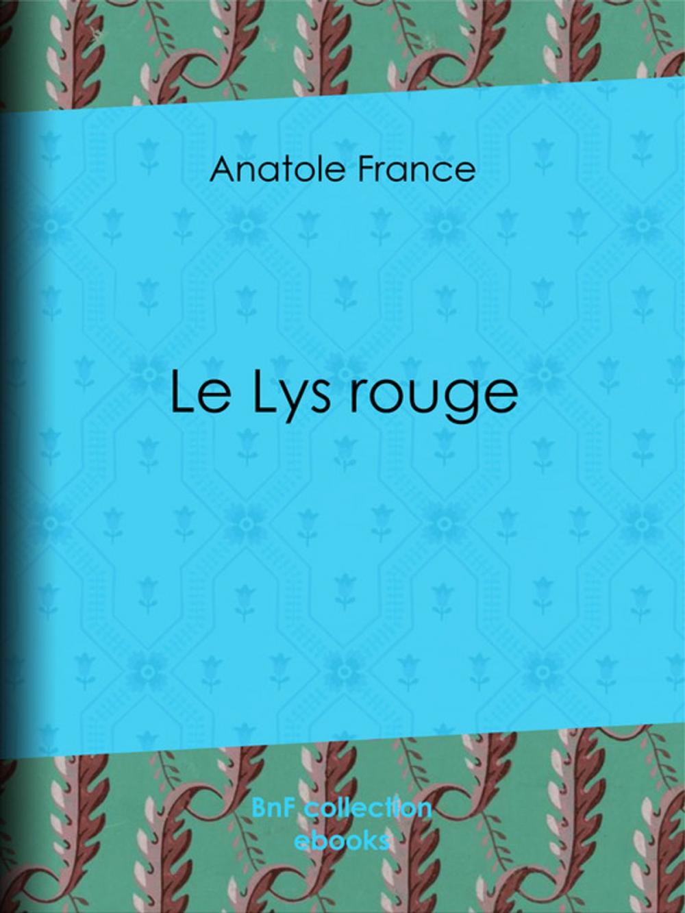 Big bigCover of Le Lys rouge