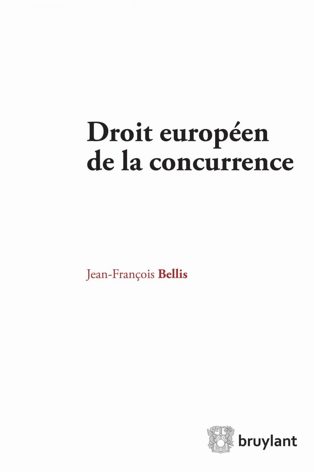 Big bigCover of Droit européen de la concurrence