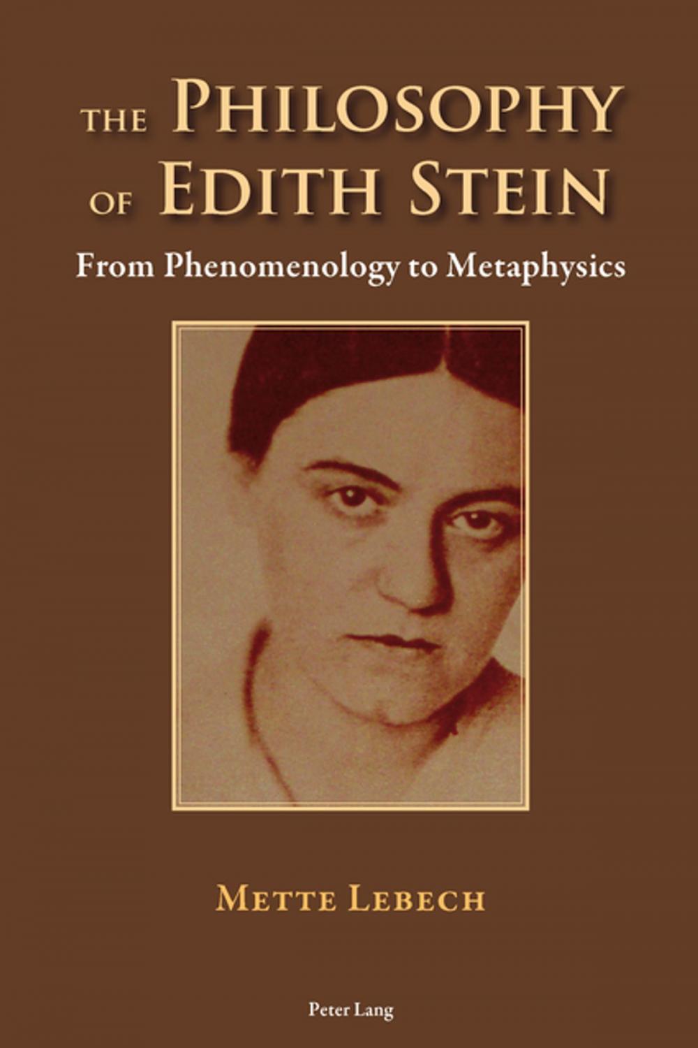 Big bigCover of The Philosophy of Edith Stein