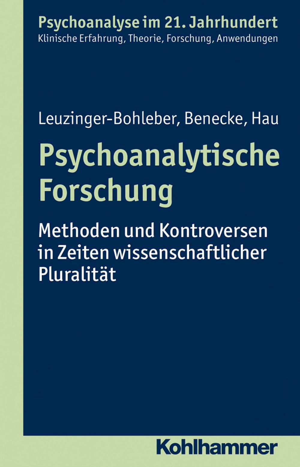 Big bigCover of Psychoanalytische Forschung