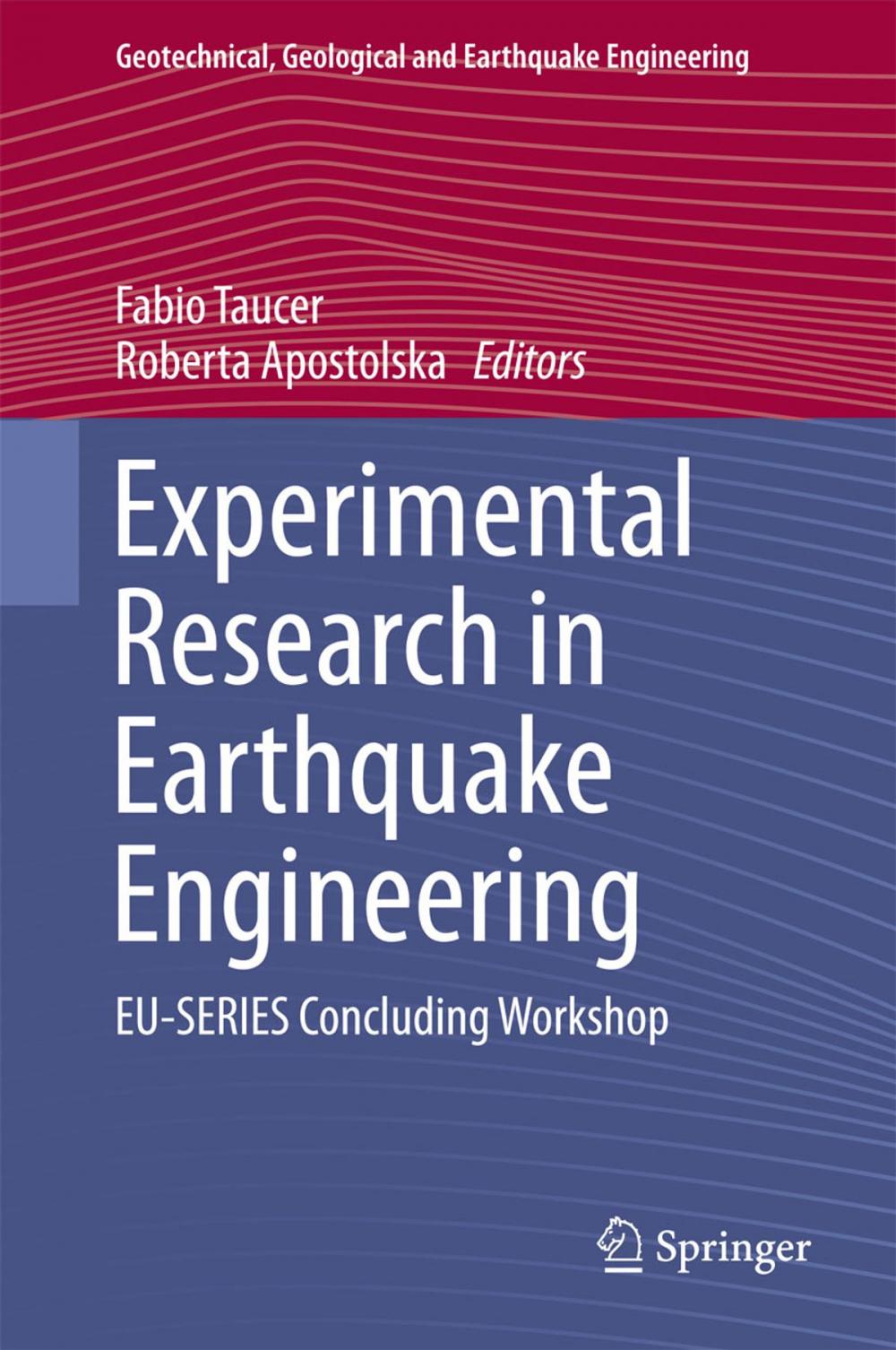 Big bigCover of Experimental Research in Earthquake Engineering