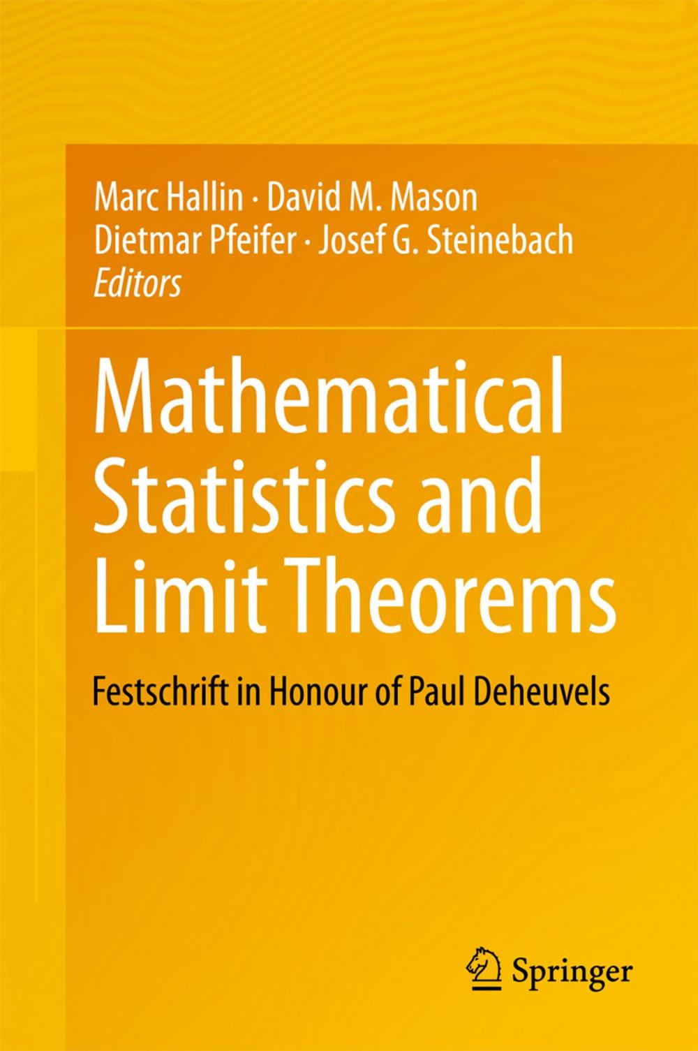 Big bigCover of Mathematical Statistics and Limit Theorems