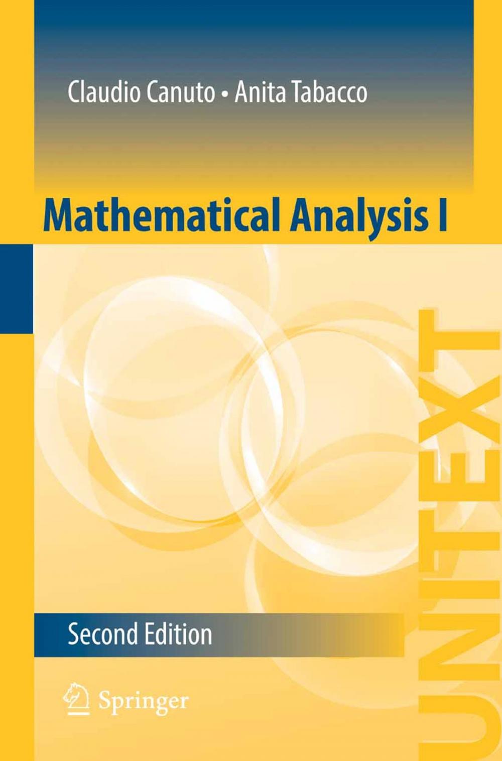 Big bigCover of Mathematical Analysis I