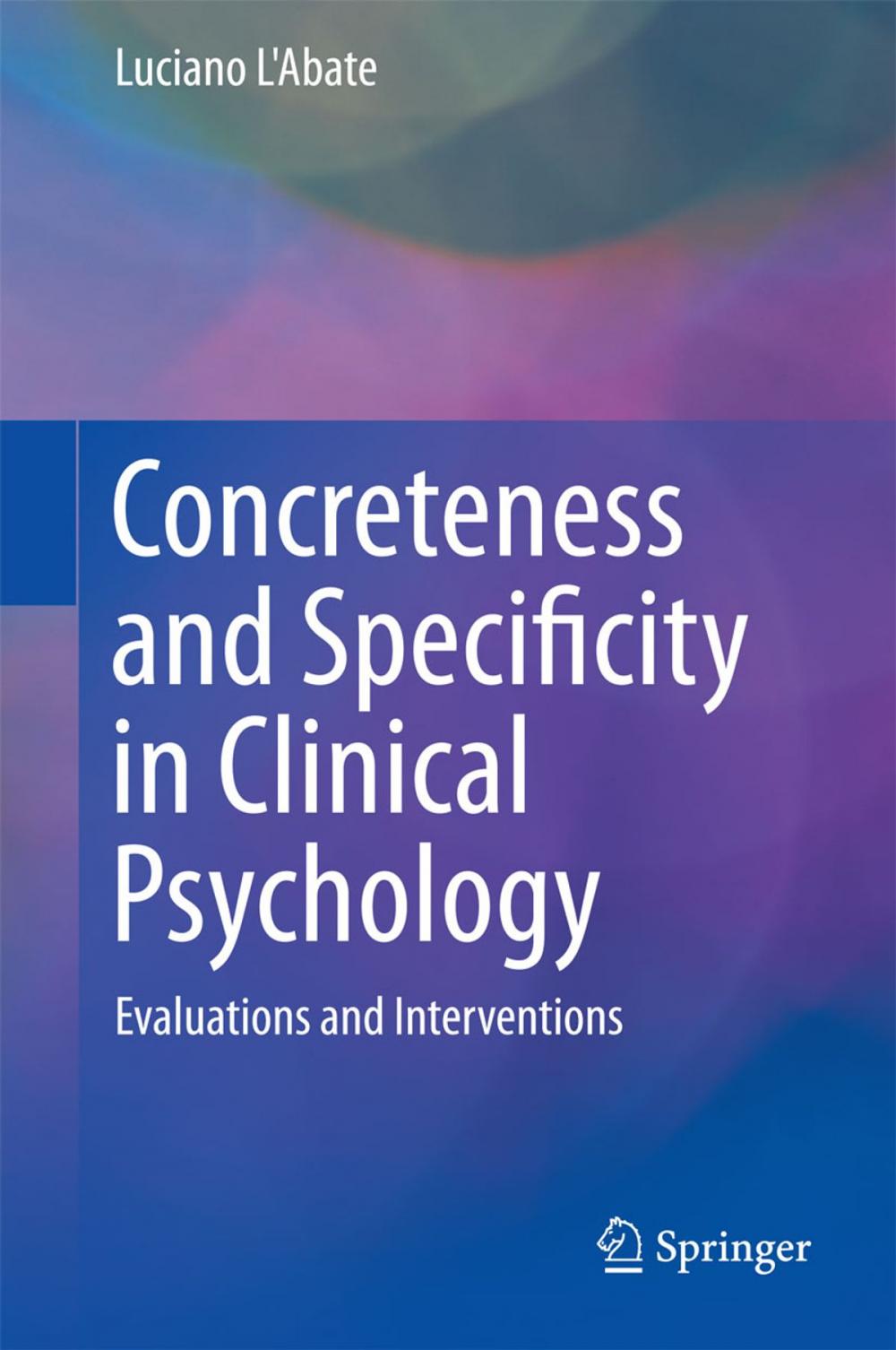 Big bigCover of Concreteness and Specificity in Clinical Psychology