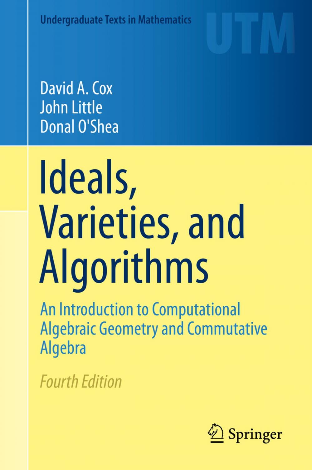 Big bigCover of Ideals, Varieties, and Algorithms