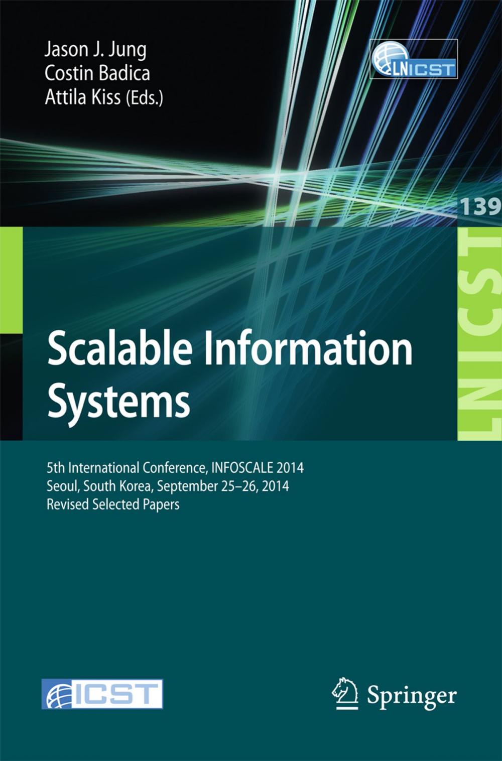 Big bigCover of Scalable Information Systems