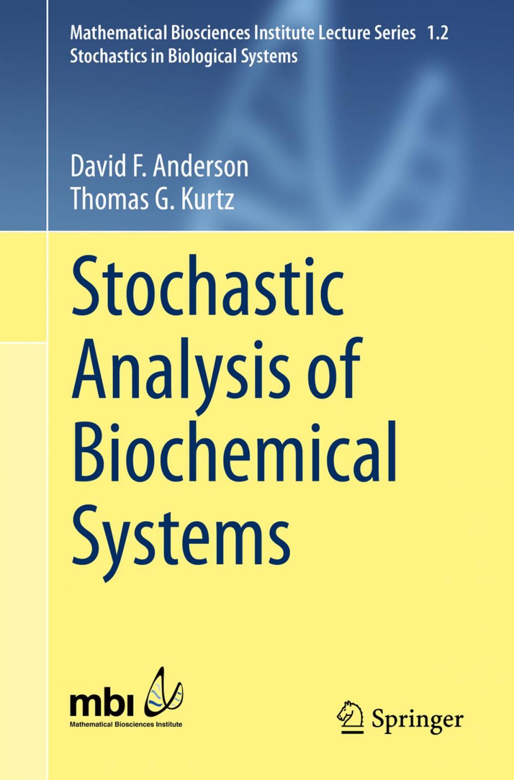 Big bigCover of Stochastic Analysis of Biochemical Systems