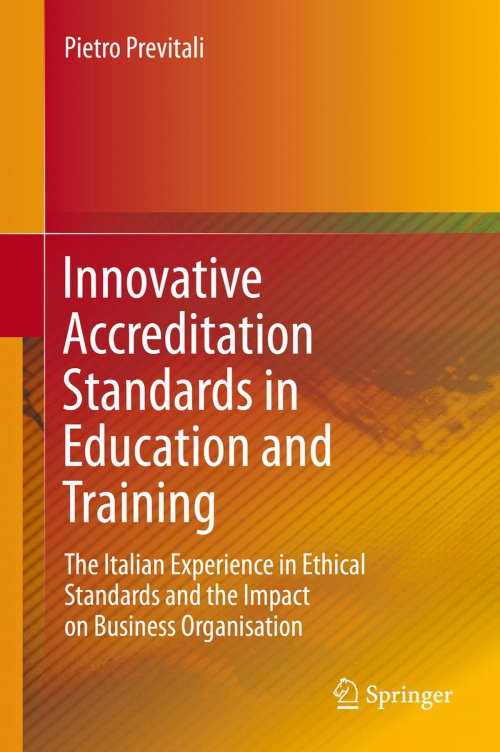 Big bigCover of Innovative Accreditation Standards in Education and Training