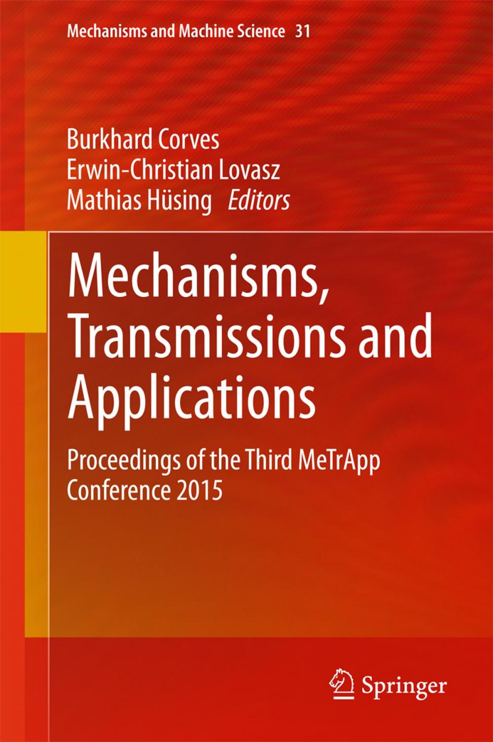 Big bigCover of Mechanisms, Transmissions and Applications