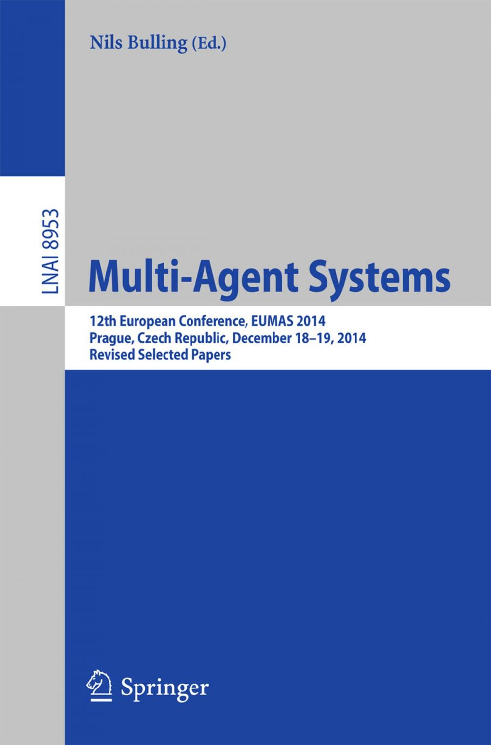 Big bigCover of Multi-Agent Systems