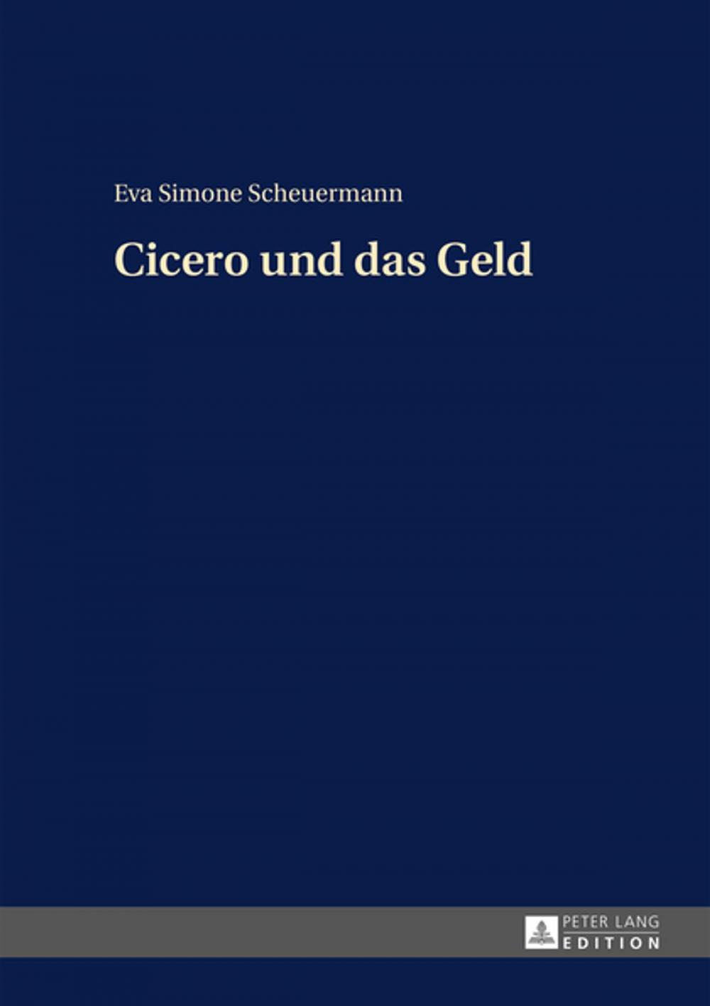 Big bigCover of Cicero und das Geld