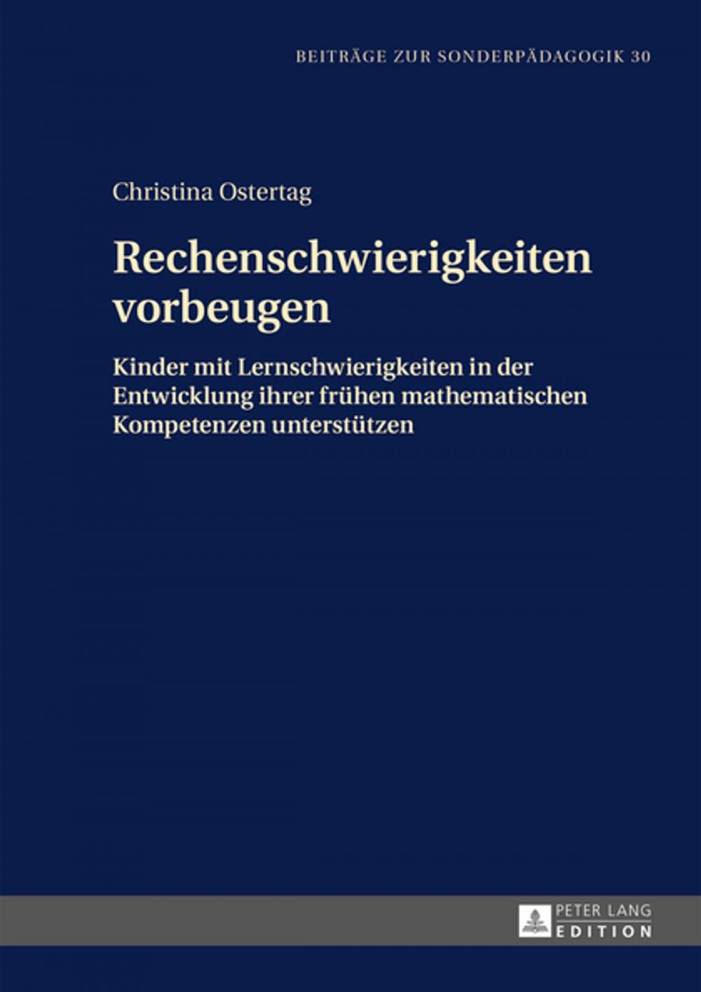 Big bigCover of Rechenschwierigkeiten vorbeugen