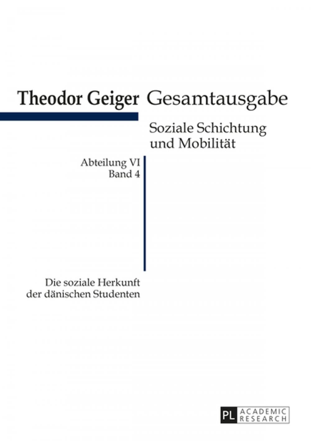 Big bigCover of Die soziale Herkunft der daenischen Studenten