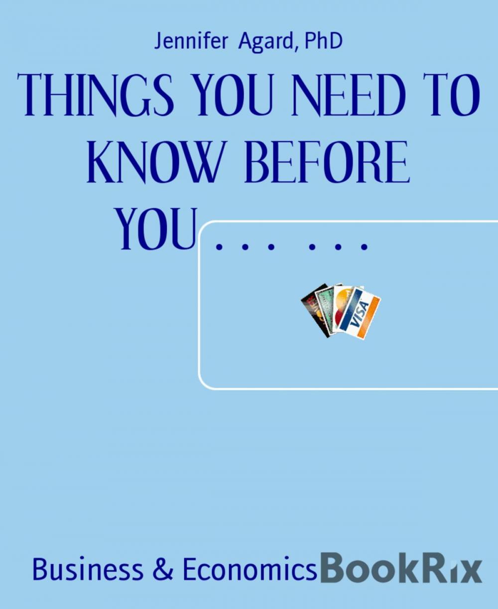 Big bigCover of THINGS YOU NEED TO KNOW BEFORE YOU……