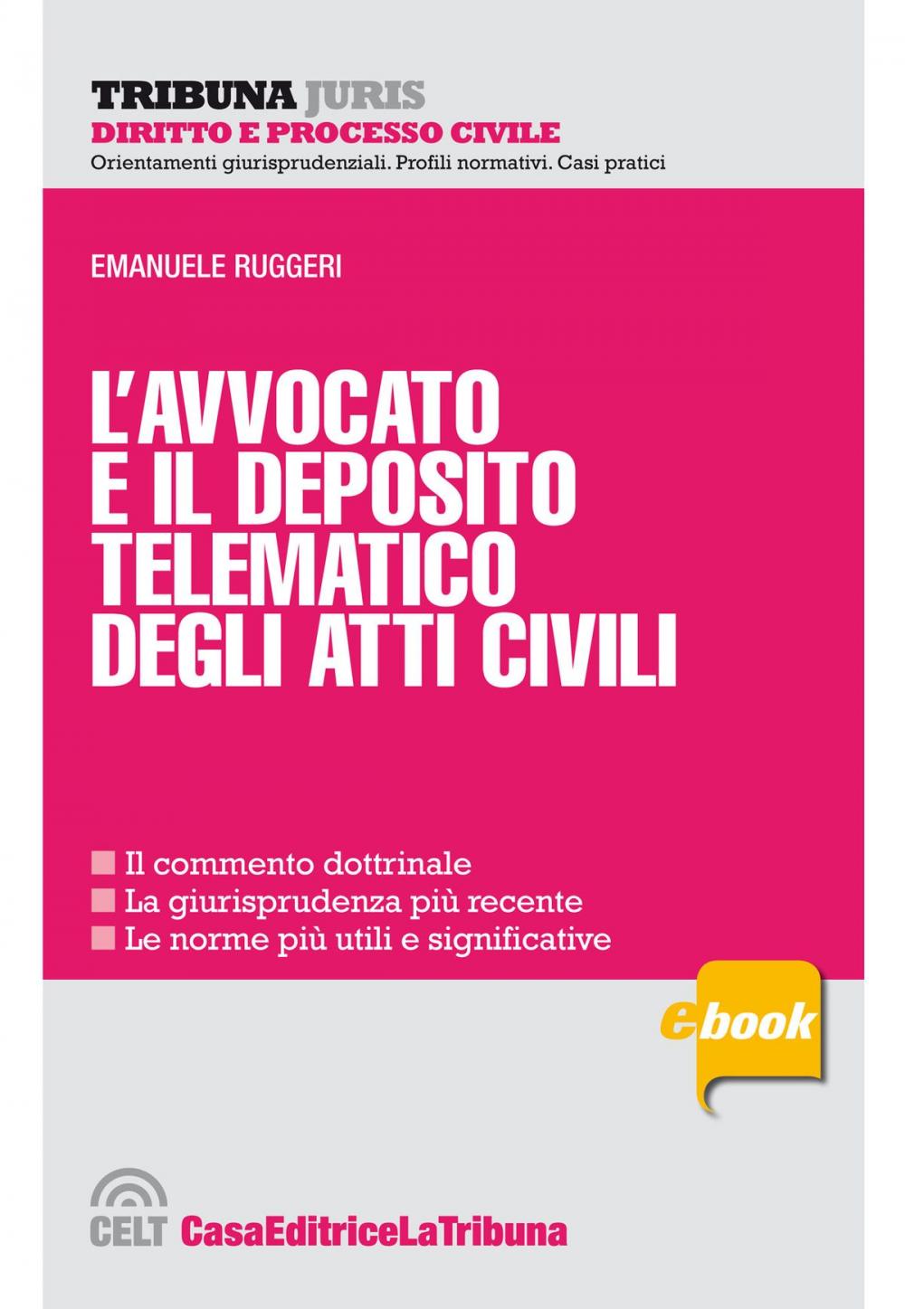 Big bigCover of L'avvocato e il deposito telematico degli atti civili