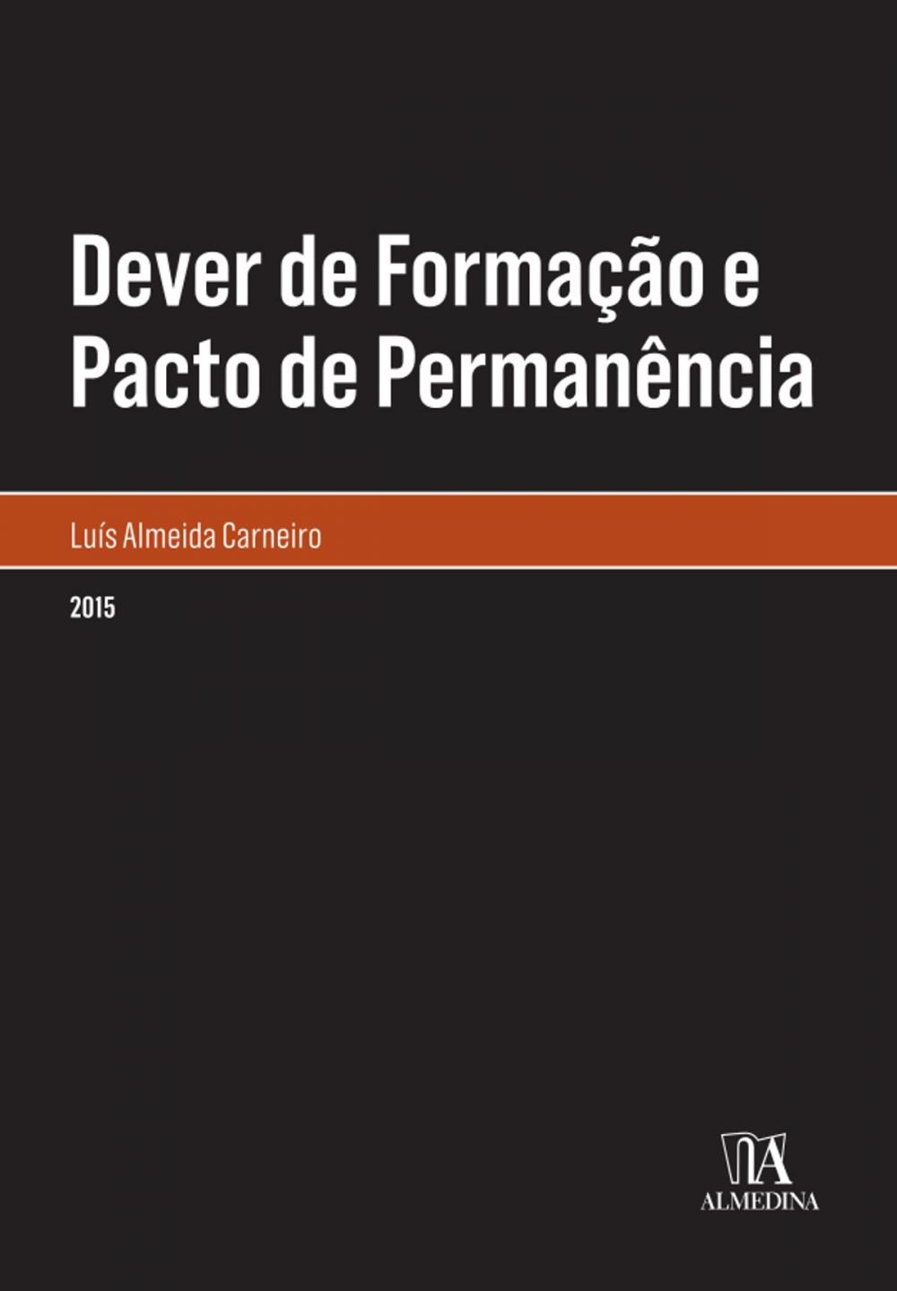 Big bigCover of Dever de Formação e Pacto de Permanência