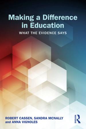 Cover of the book Making a Difference in Education by Dorothy Judd