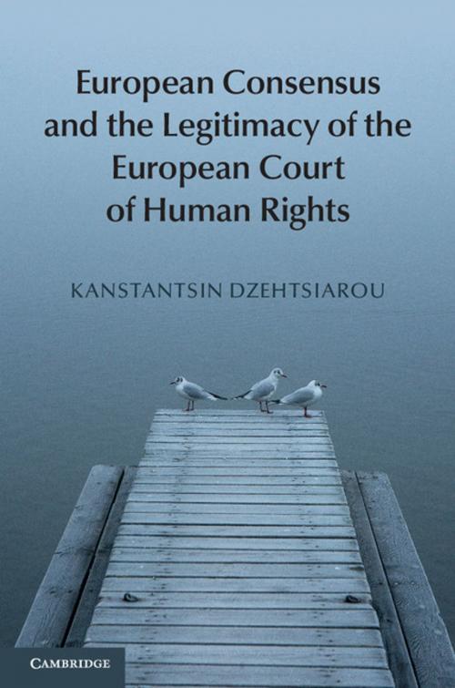 Cover of the book European Consensus and the Legitimacy of the European Court of Human Rights by Kanstantsin Dzehtsiarou, Cambridge University Press