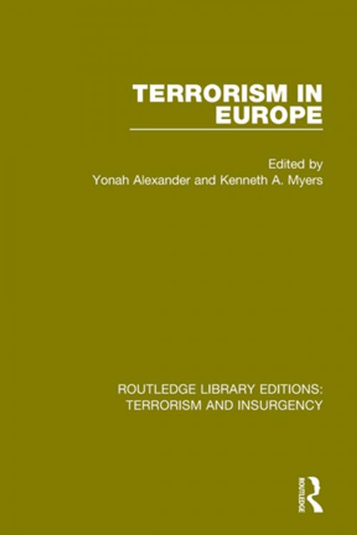 Cover of the book Terrorism in Europe (RLE: Terrorism & Insurgency) by , Taylor and Francis