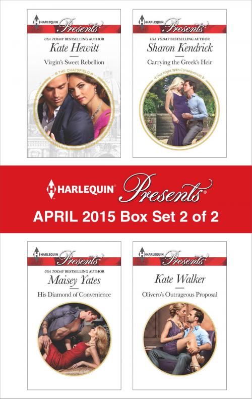 Cover of the book Harlequin Presents April 2015 - Box Set 2 of 2 by Maisey Yates, Sharon Kendrick, Kate Hewitt, Kate Walker, Harlequin