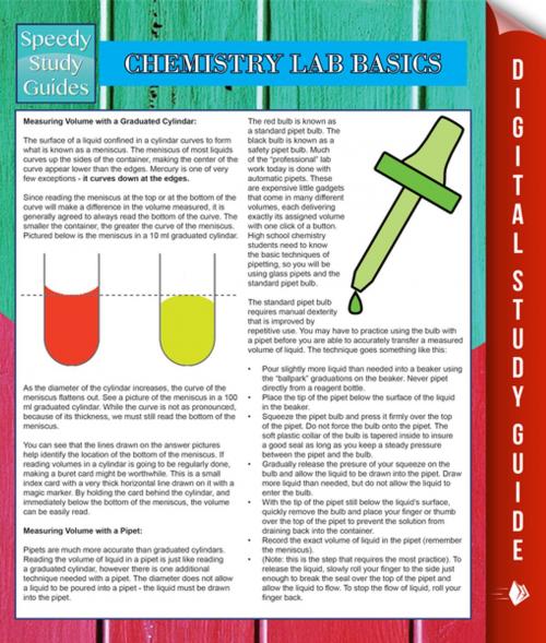 Cover of the book Chemistry Lab Basics (Speedy Study Guides) by MDK Publishing, Speedy Publishing LLC