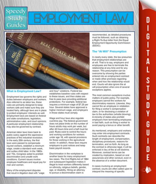 Cover of the book Employment Law (Speedy Study Guides) by Speedy Publishing, Speedy Publishing LLC