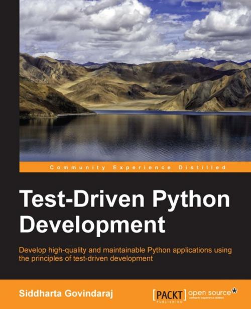 Cover of the book Test-Driven Python Development by Siddharta Govindaraj, Packt Publishing