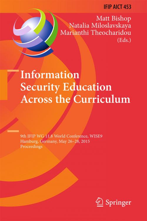 Cover of the book Information Security Education Across the Curriculum by , Springer International Publishing