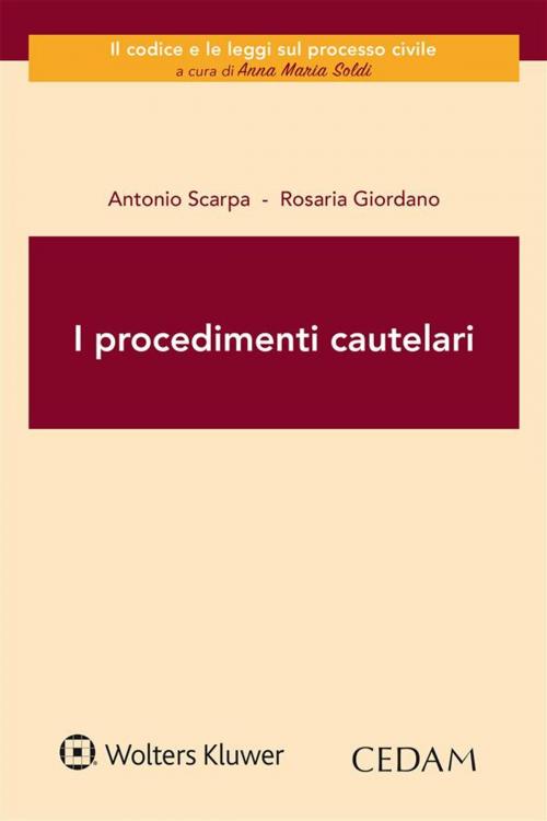 Cover of the book I procedimenti cautelari by Antonio Scarpa, Rosaria Giordano, Cedam