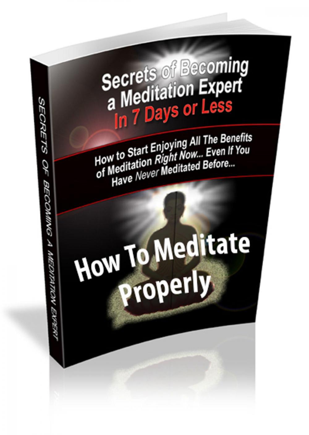 Big bigCover of How To Meditate Properly