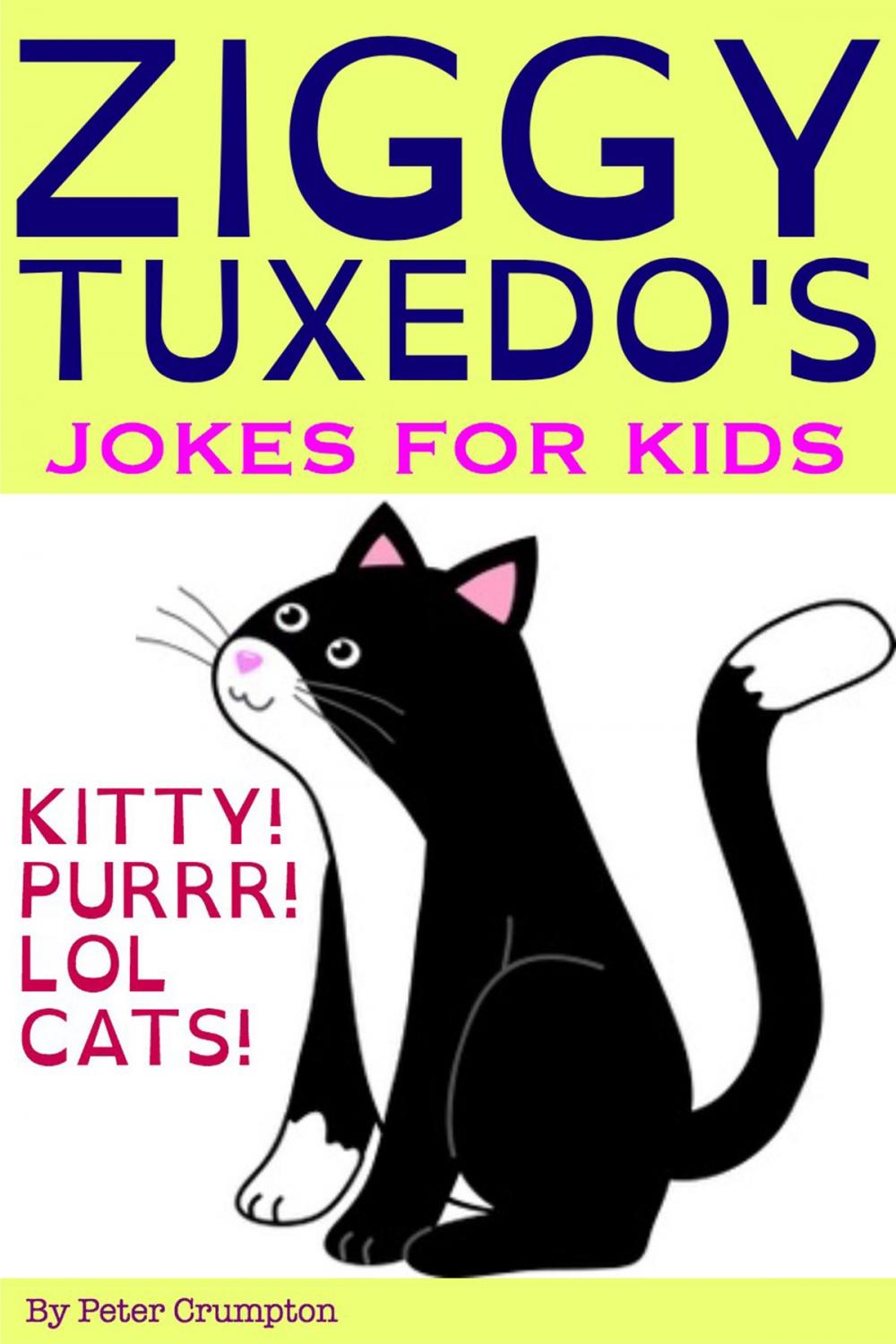 Big bigCover of Ziggy Tuxedo's Kitty Jokes For Kids