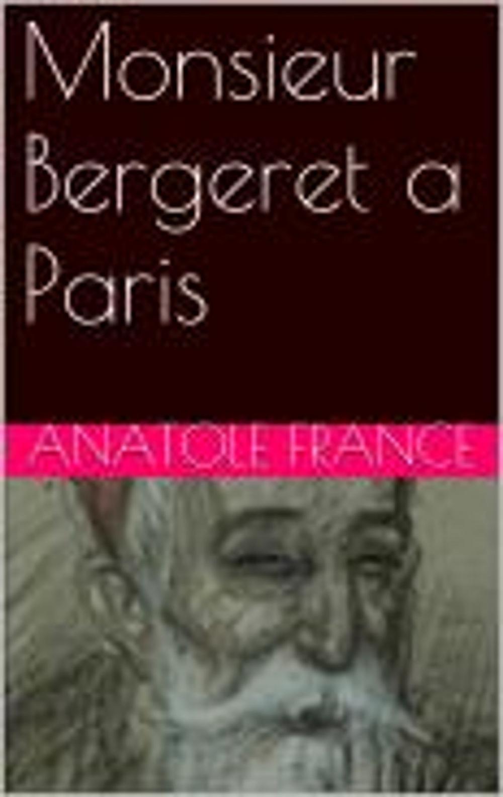 Big bigCover of Monsieur Bergeret a Paris