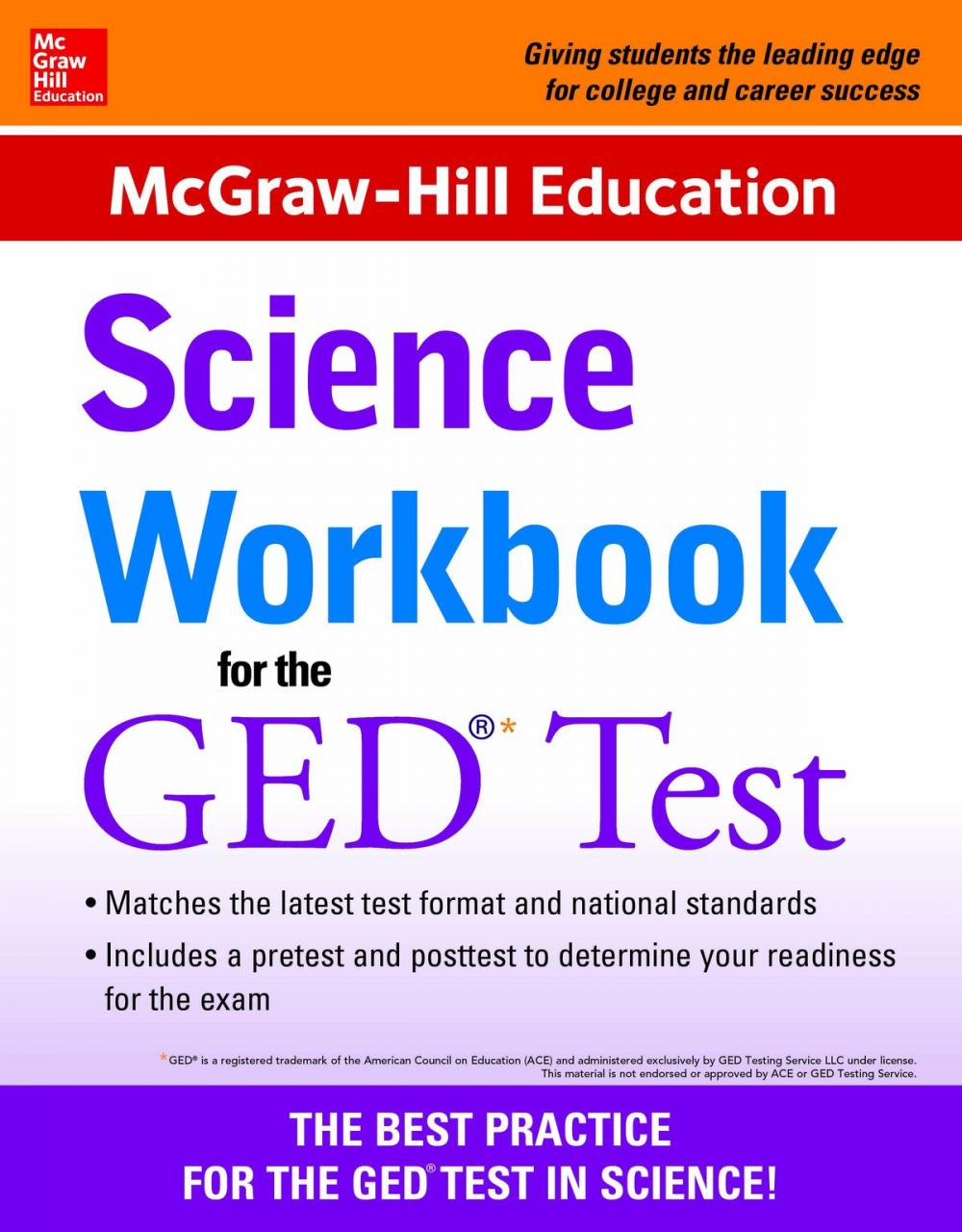 Big bigCover of McGraw-Hill Education Science Workbook for the GED Test