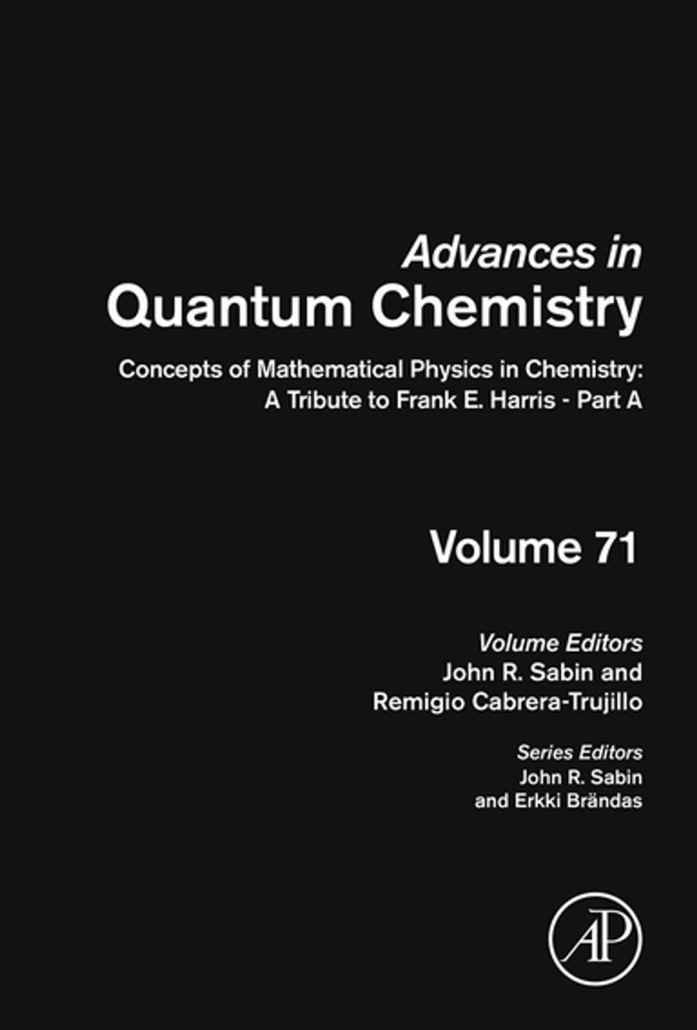 Big bigCover of Concepts of Mathematical Physics in Chemistry: A Tribute to Frank E. Harris - Part A