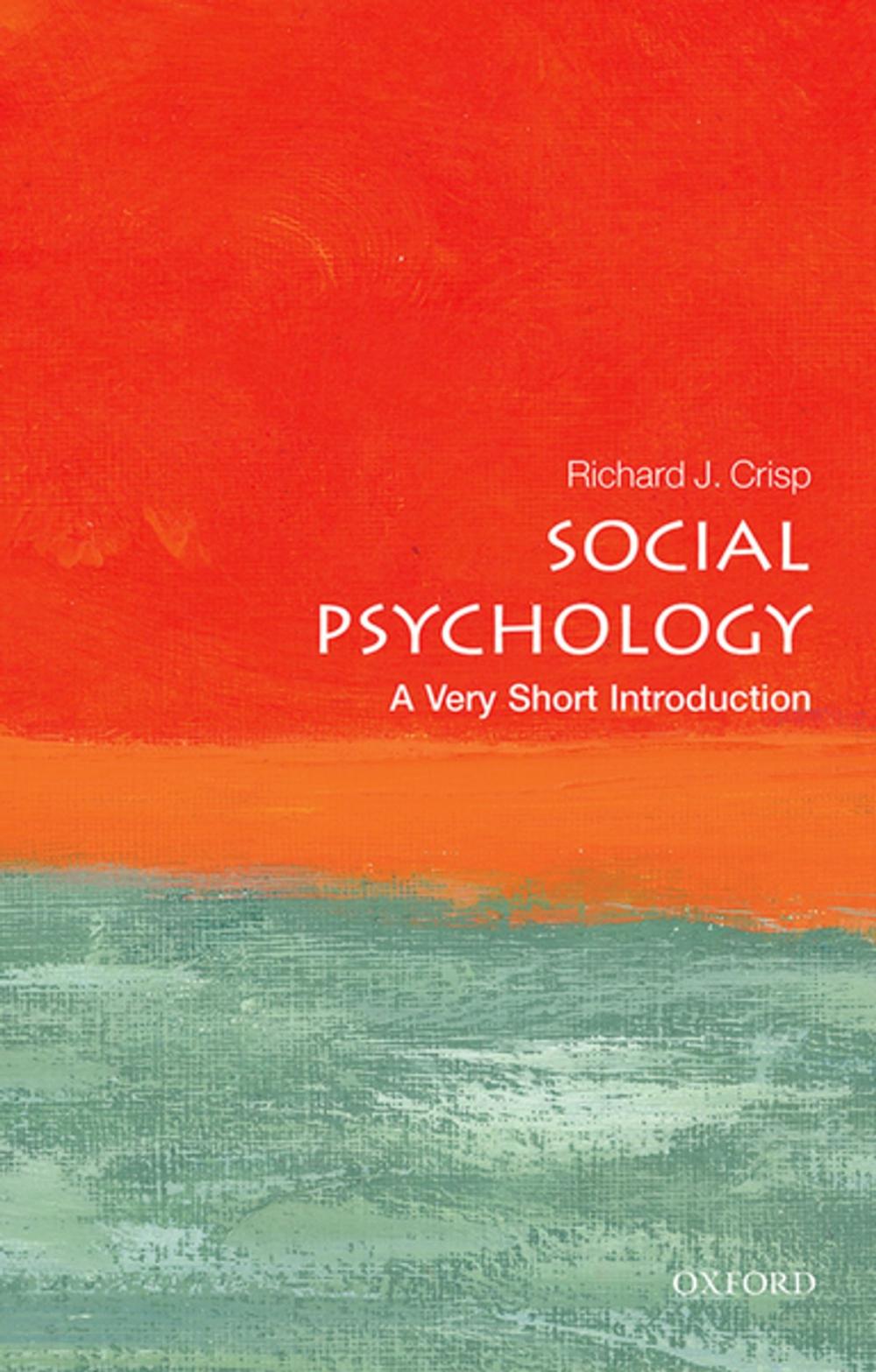 Big bigCover of Social Psychology: A Very Short Introduction