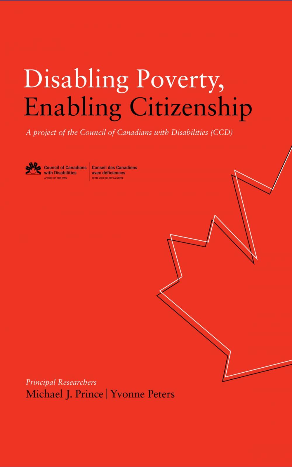 Big bigCover of Disabling Poverty, Enabling Citizenship