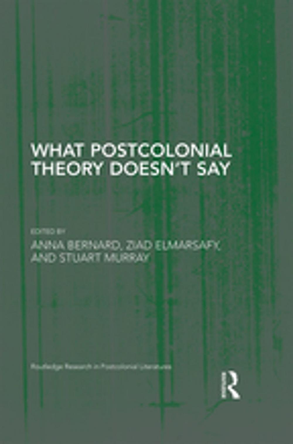 Big bigCover of What Postcolonial Theory Doesn't Say