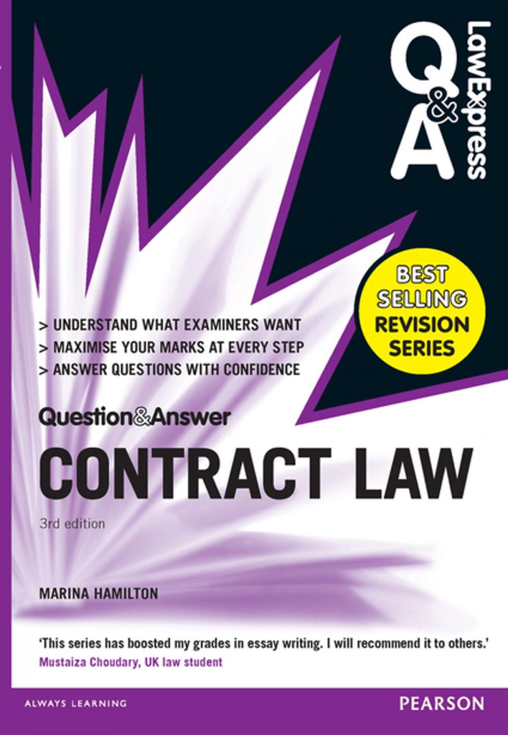 Big bigCover of Law Express Question and Answer: Contract Law (Q&A revision guide)