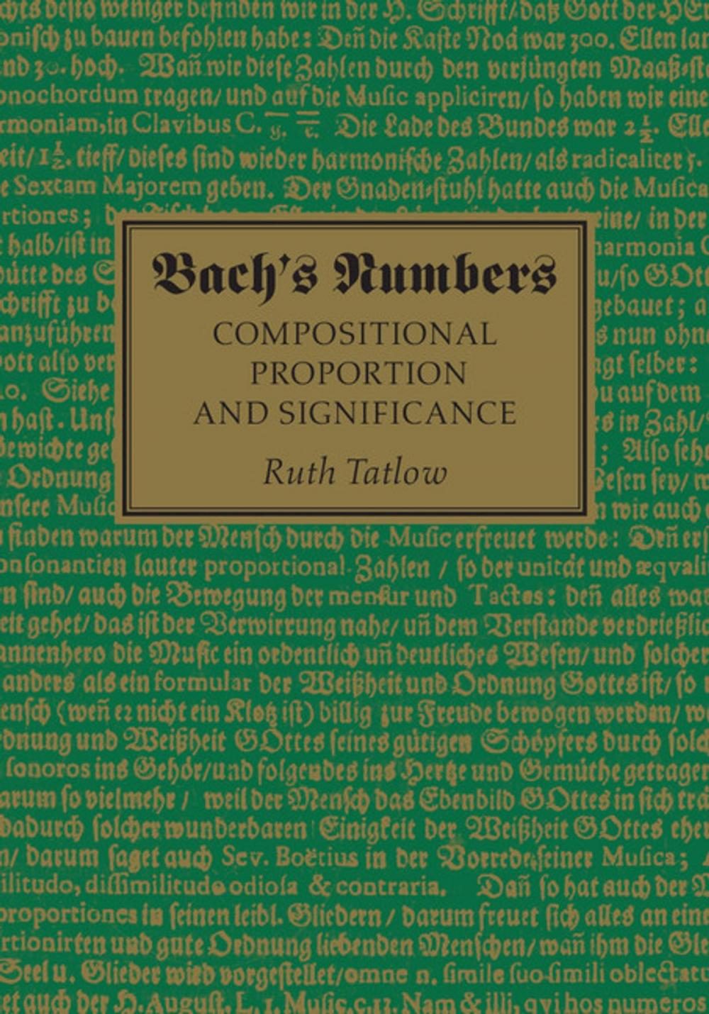 Big bigCover of Bach's Numbers