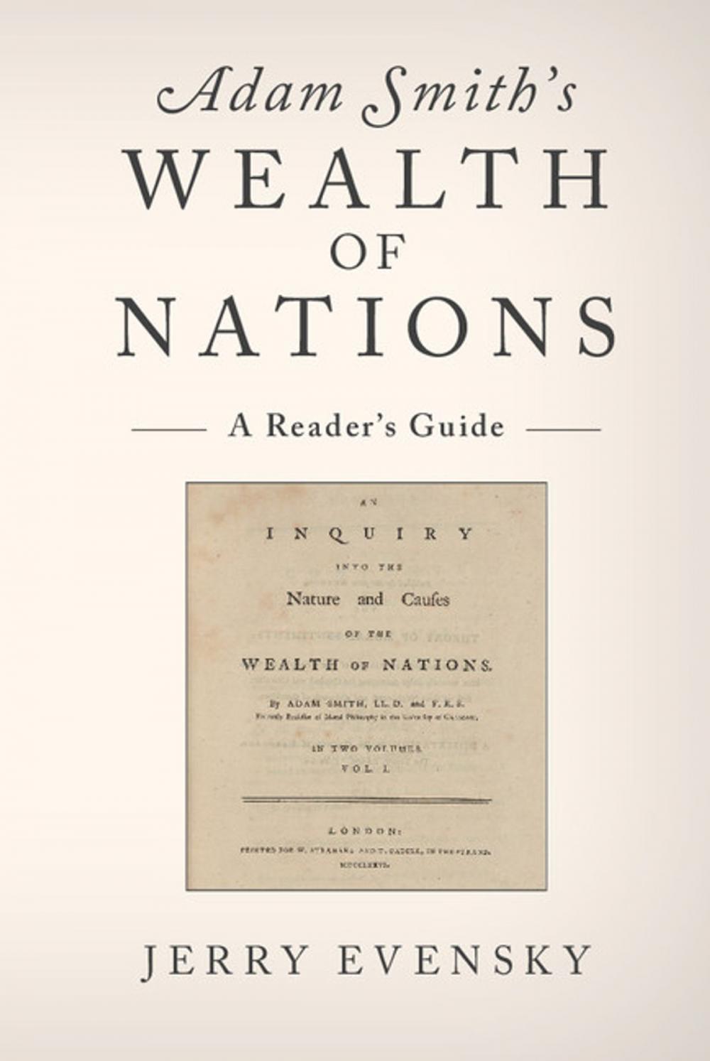 Big bigCover of Adam Smith's Wealth of Nations